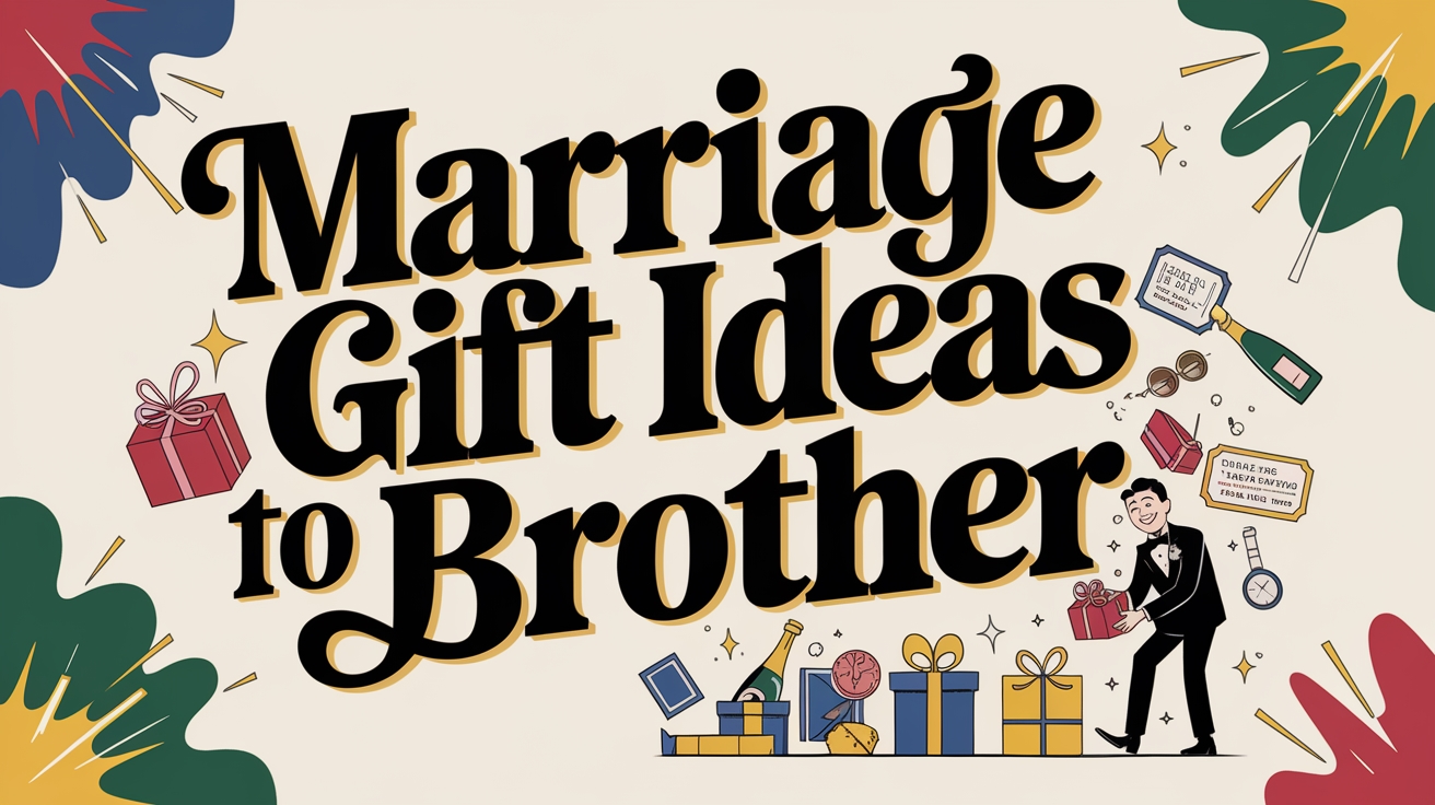 Marriage Gift Ideas to Brother