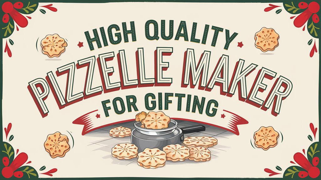 High Quality Pizzelle Maker for Gifting