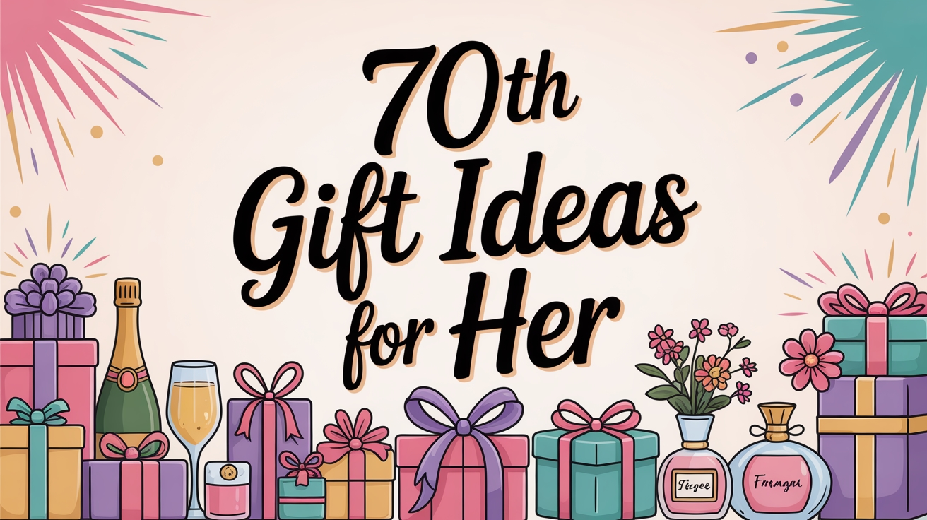 70th Gift Ideas for Her