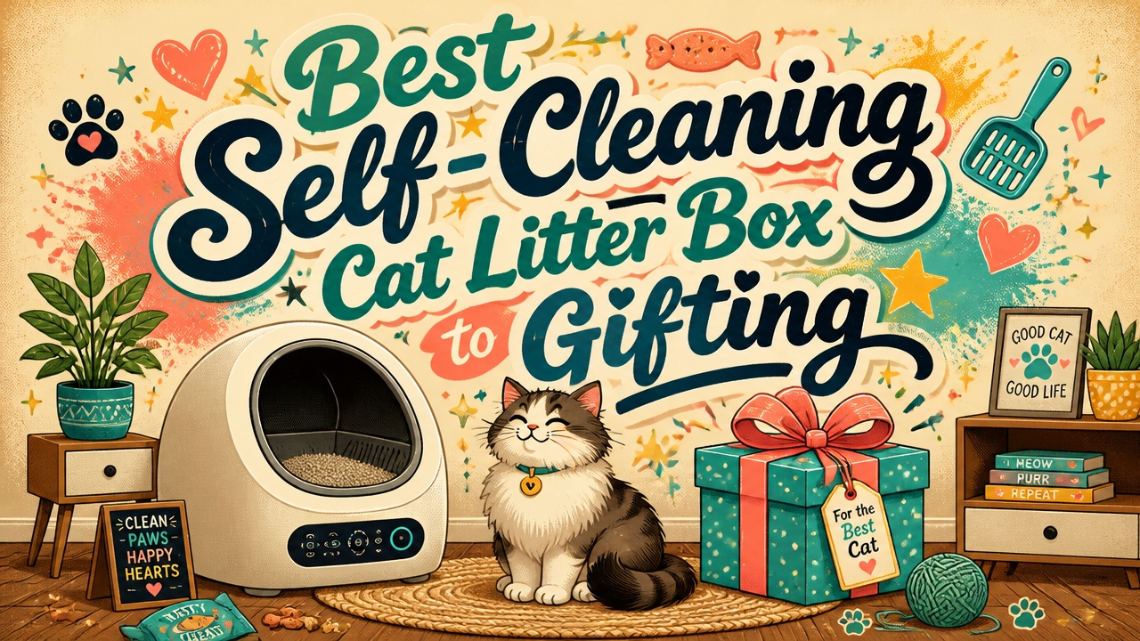 Best Self-Cleaning Cat Litter Box to Gifting