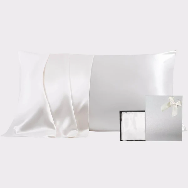 30mm 6A+ Mulberry Silk Pillowcase with Zipper and Gift Box
