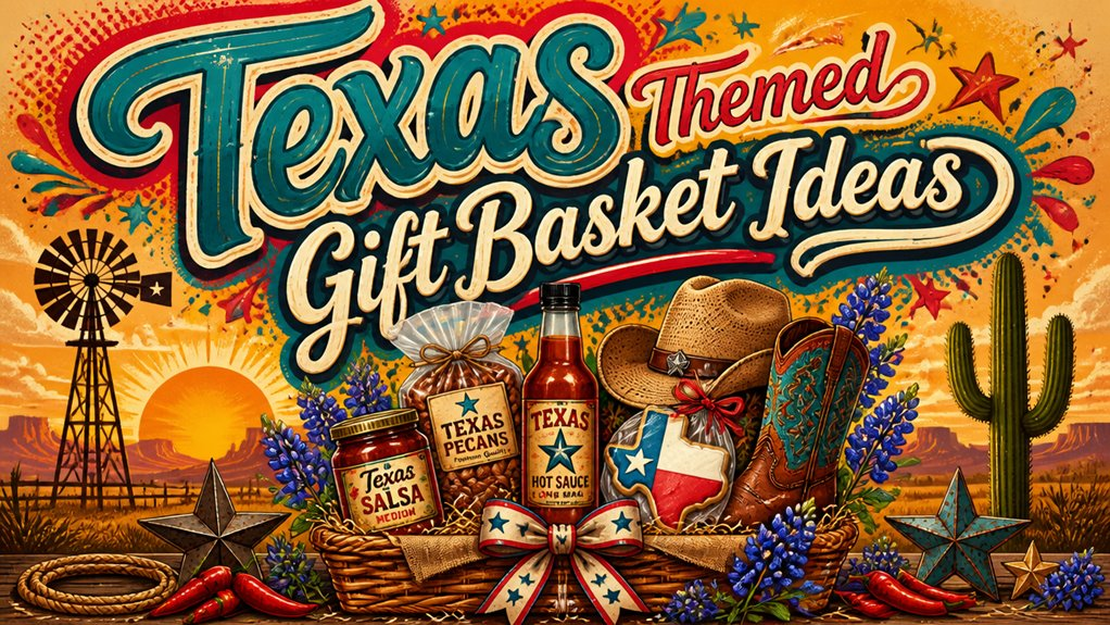 Texas Themed Gift Basket Ideas